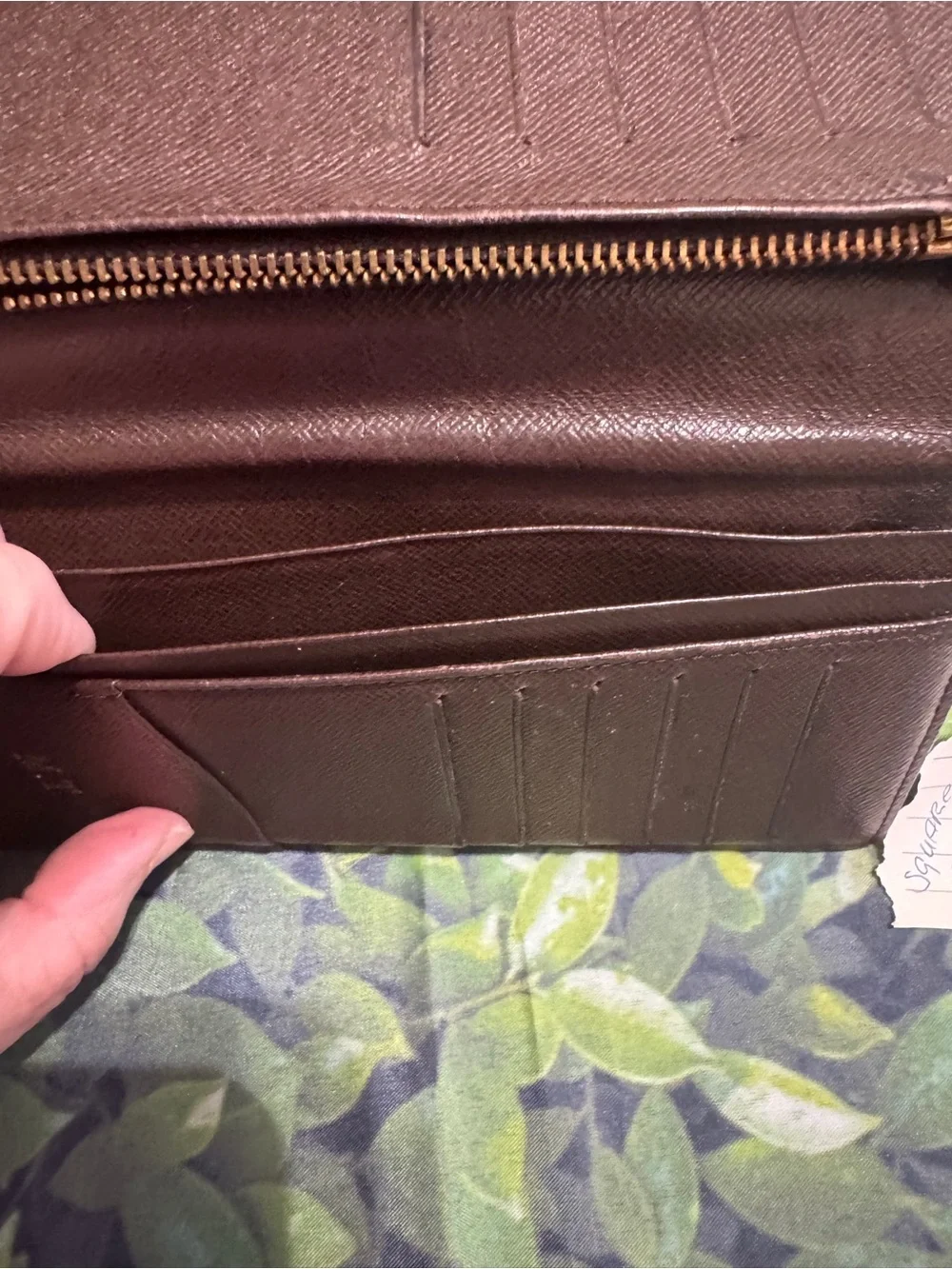 Louis Vuitton Brown Damier Ebene Brazza Long Wallet